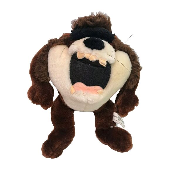 Vtg Warner Bros Studio Store 9" Tasmanian Devil Plush Toy Taz Looney Tunes 1995 - Picture 1 of 3